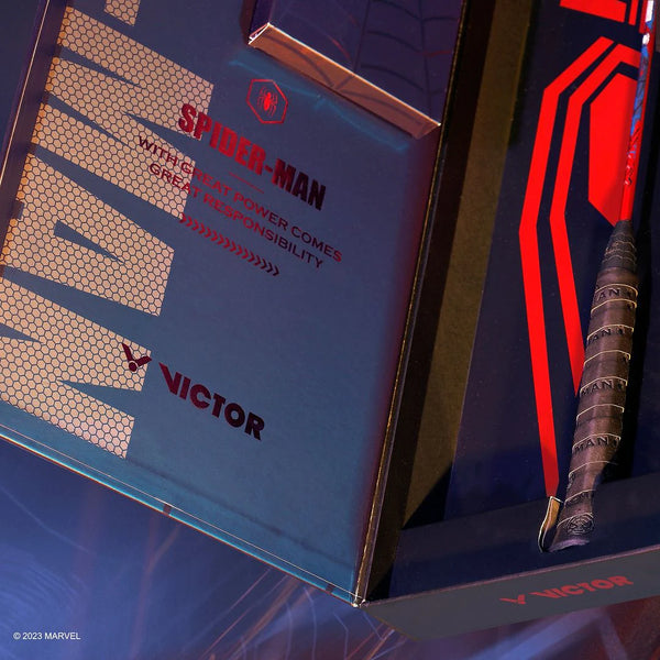 Victor X Spiderman Badminton Racket Giftbox