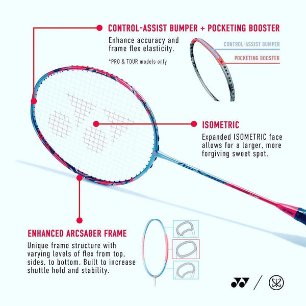 YONEX Arcsaber 11 Pro Badminton Racket (Free String)