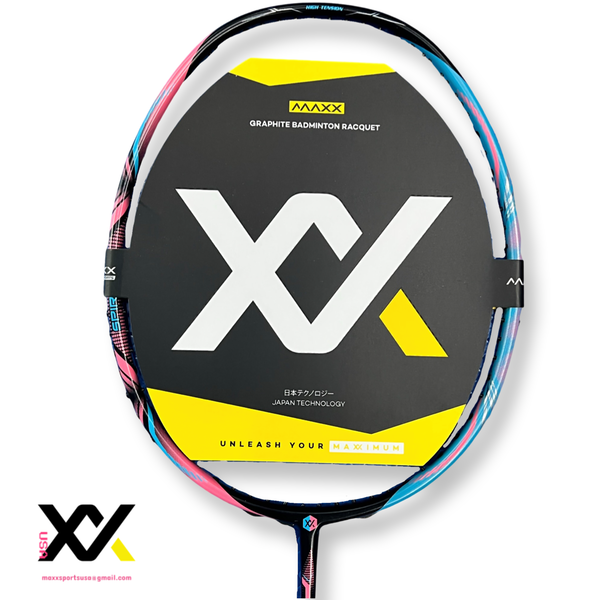 MAXX SPIRAX- G1 (BLUE/PINK) RACKET