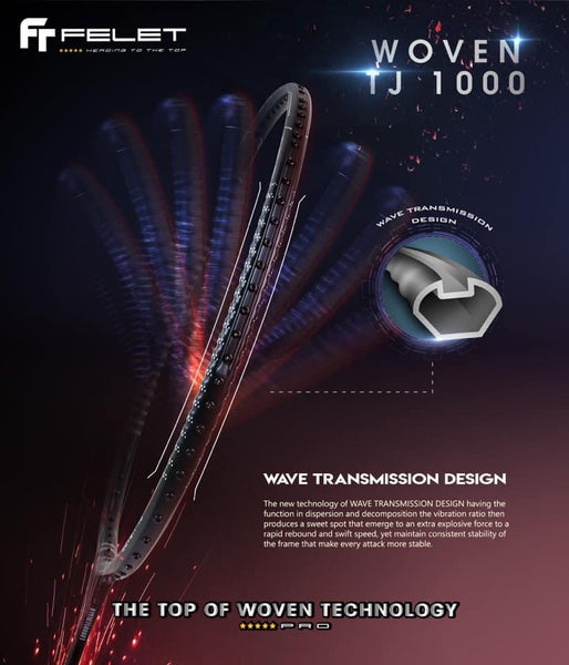 FELET Woven TJ 1000 Badminton Racket